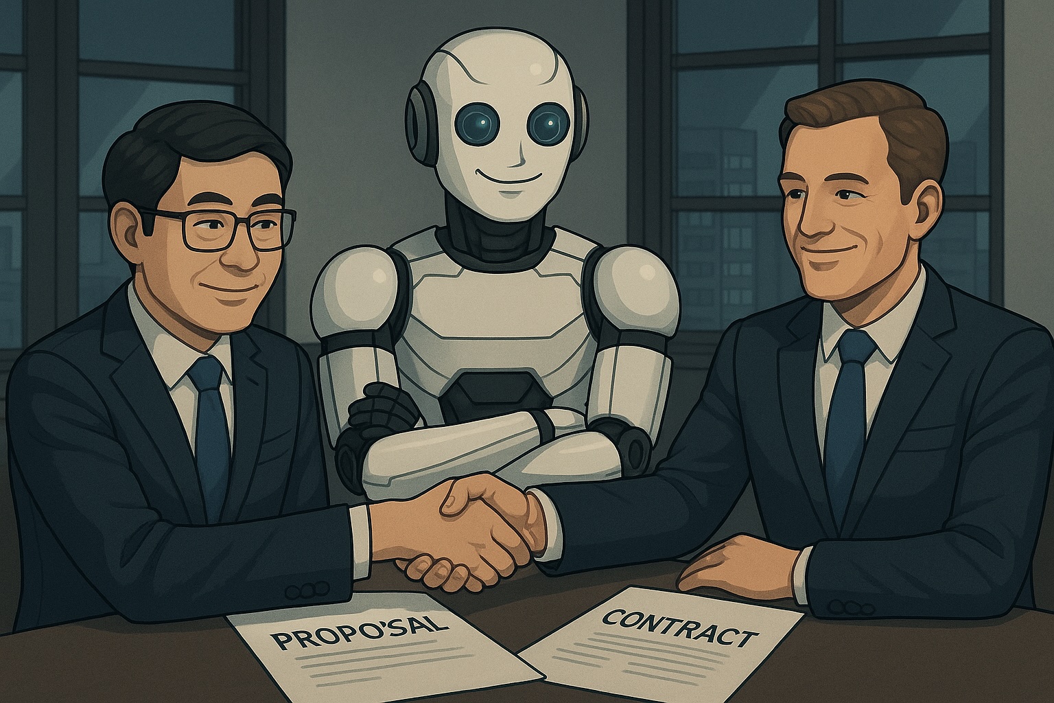 NEGOTIATES illustration